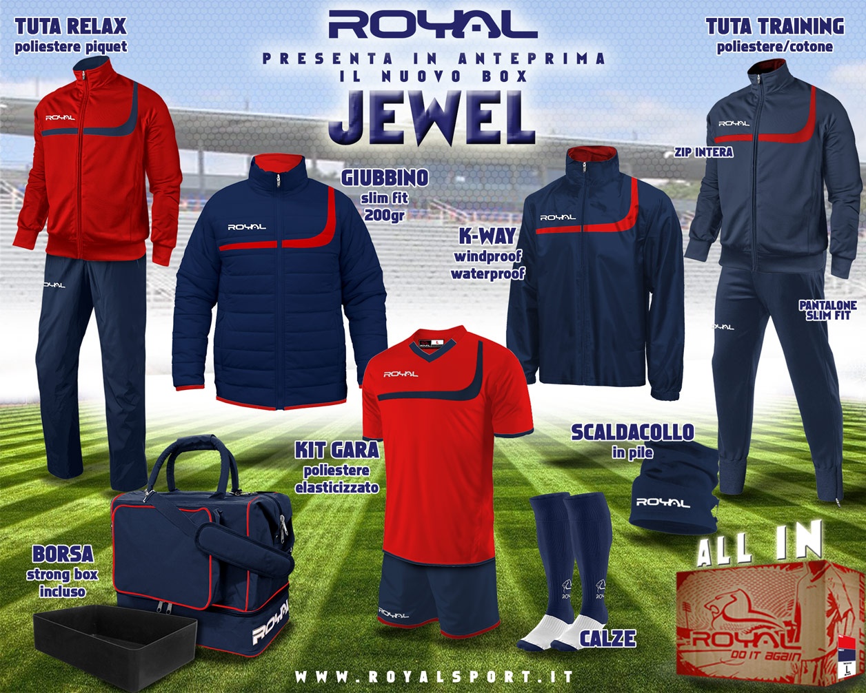 Kit box calcio clearance