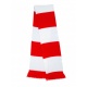Sciarpa Team result Bianco Rossa Black Friday 