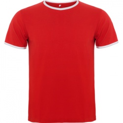 T-SHIRT ROLY DALLAS RED/WHITE