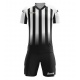 Completo calcio a strisce verticali