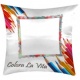 Cuscino FANTASY 09 Full Print 40x40 cm. Raso Bianco Poliestere 100%