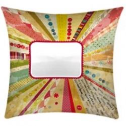 Cuscino FANTASY 29 Full Print 40x40 cm. Raso Bianco Poliestere 100%